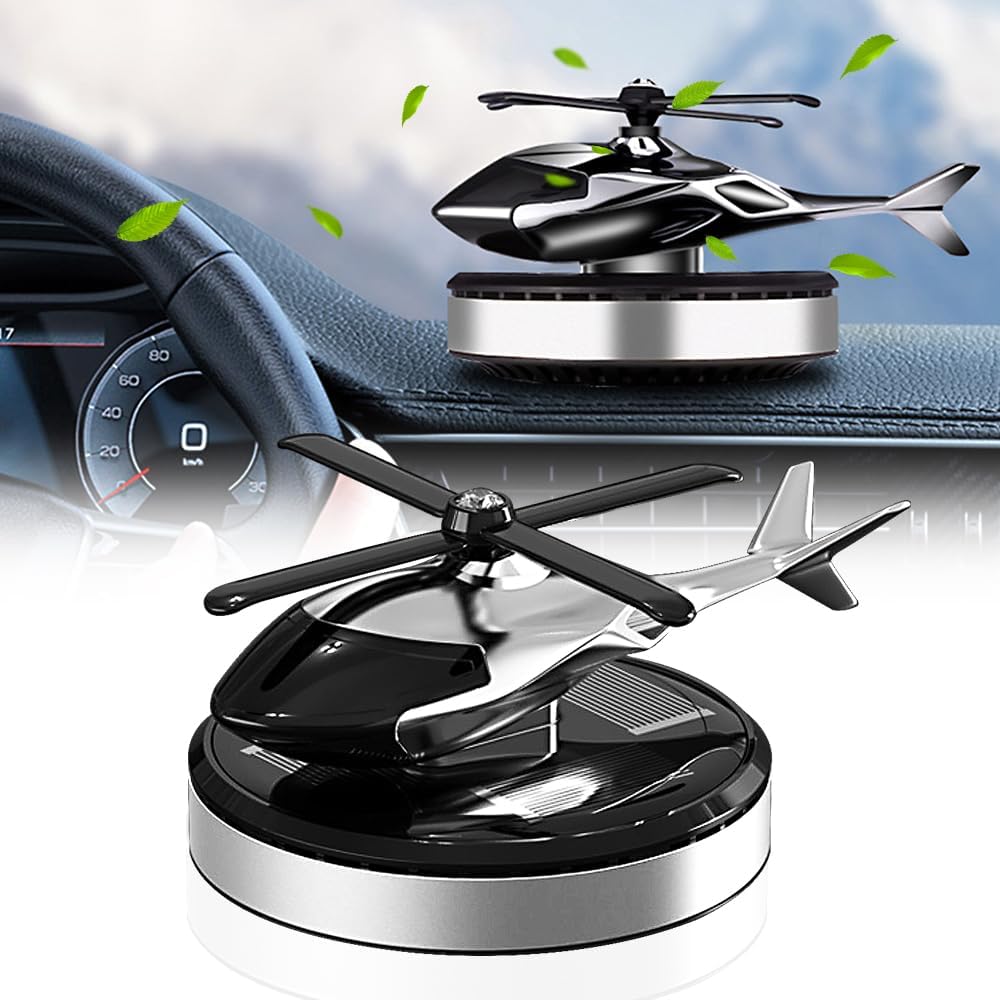 🚗 Helicopter Rotating Car Air Freshener – Stylish Dashboard Decoration with Long-Lasting Fragrance - Image 3